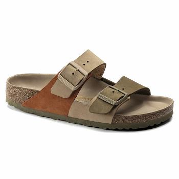 Arizona Birkenstock Split Hex Nubuck Damske Hnedožltý | SK 7YXF